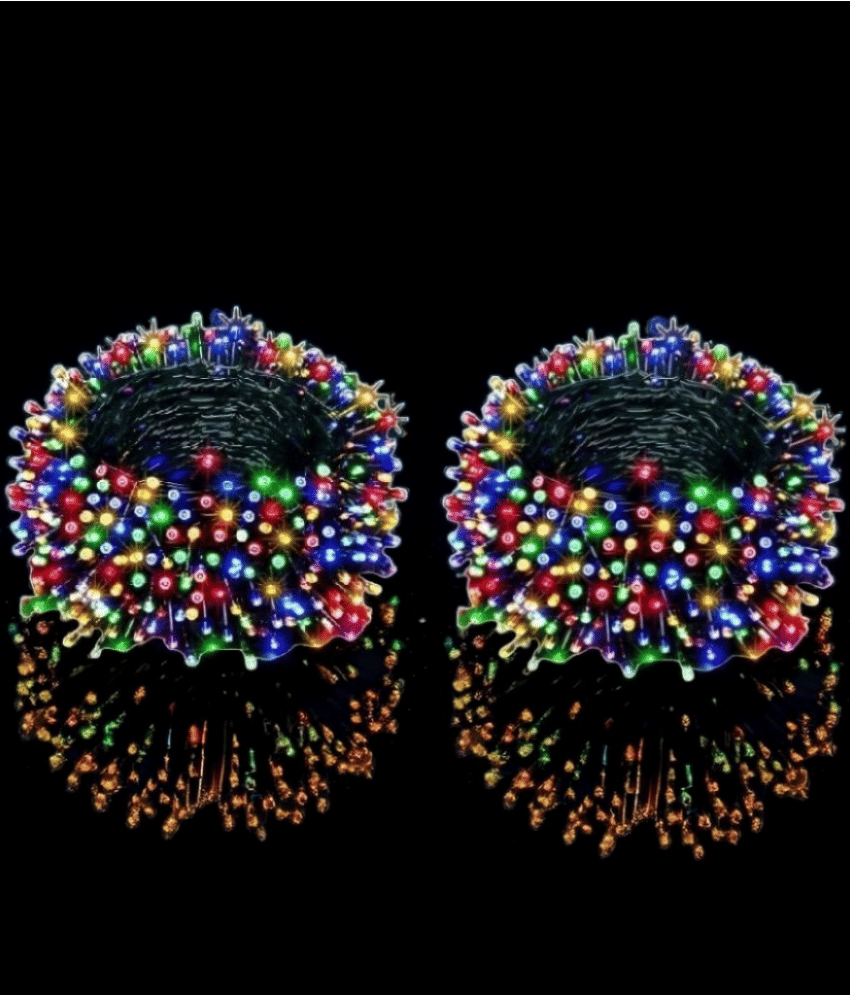     			CHARKEE Multicolor 15M String Light ( Pack of 2 )