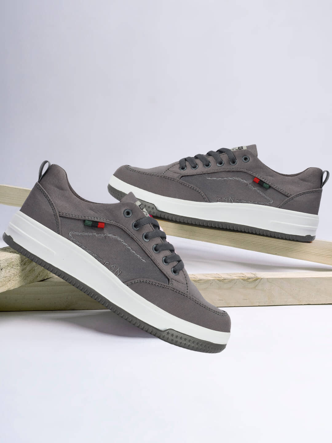 Clymb Gray Men's Sports Running Shoes - Sports Shoes | Buy online on ZillyBuy