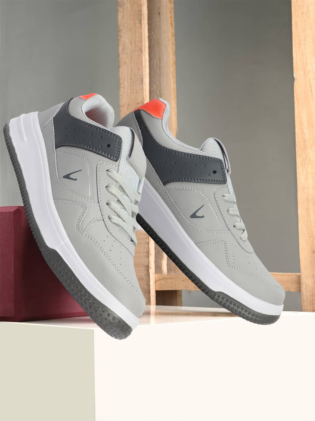 Clymb Swift Grey Grey Men's Sneakers - Casual Shoes | Buy online on ZillyBuy