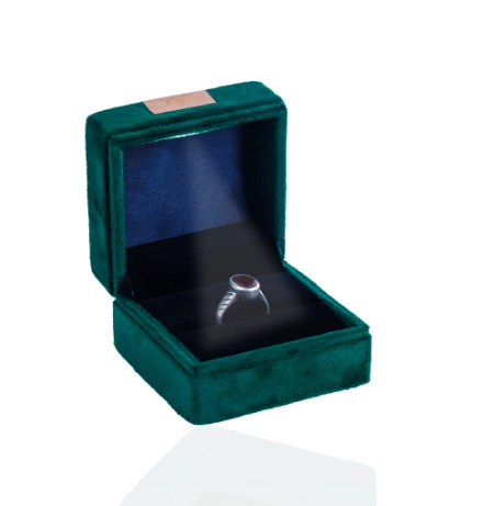 DISPLAY ZONE Jewellery box Ring box with LED Light for Ring Engagement Gift for Women 2.75 x 2.75 DISPLAY ZONE Jewellery box Ring box with LED Light for Ring Engagement Gift for Women 2.75 x 2.75