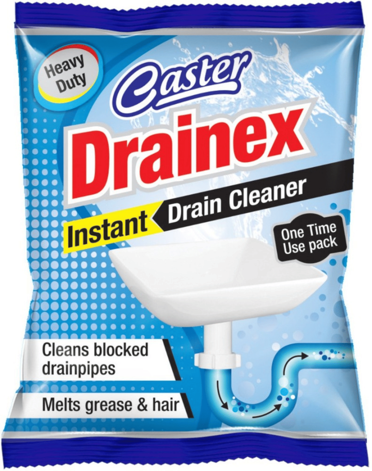     			Drain Cleaner Powder Removes Blockages in Pipes, Sinks And Septic Tanks (50 Gram) - Pack Of 2