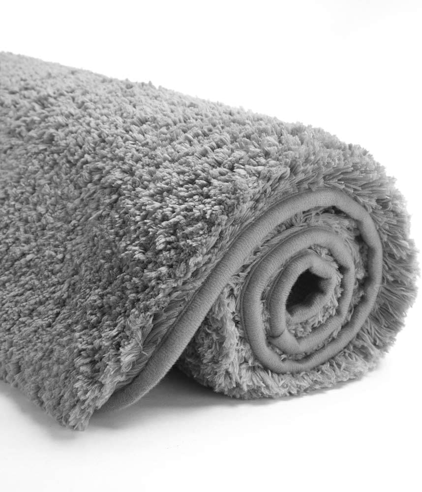    			ELANZA Set of 1 Anti-skid Polyester Door Mat ( 60 X 40 cm ) Gray