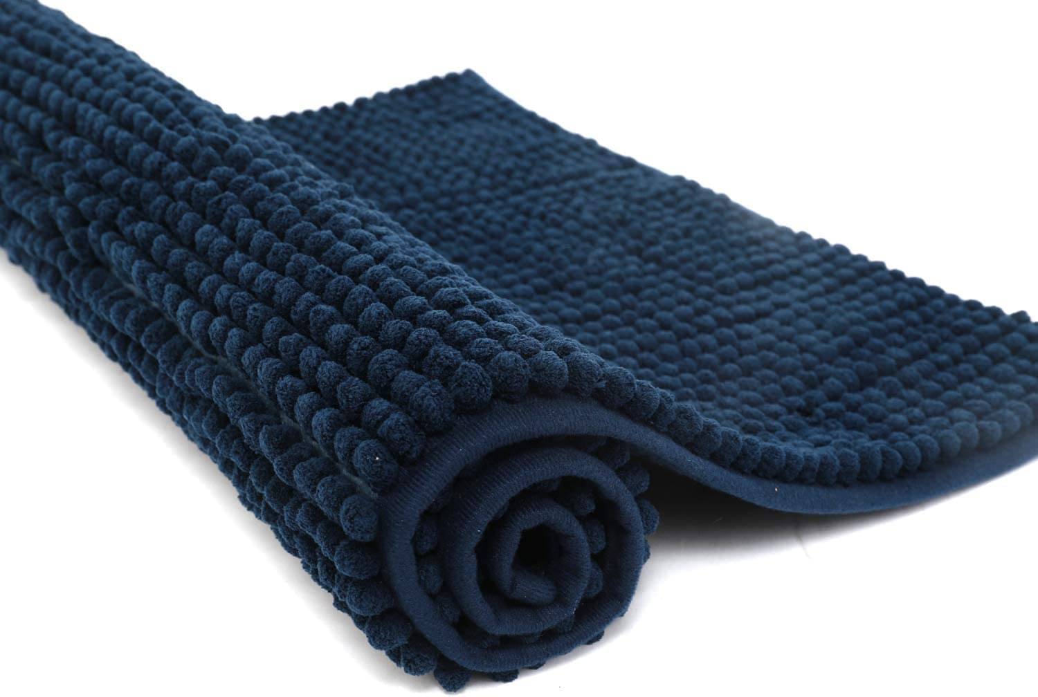 ELANZA Set of 1 Anti-skid Polyester Door Mat ( 80 X 50 cm ) Blue ELANZA Set of 1 Anti-skid Polyester Door Mat ( 80 X 50 cm ) Blue