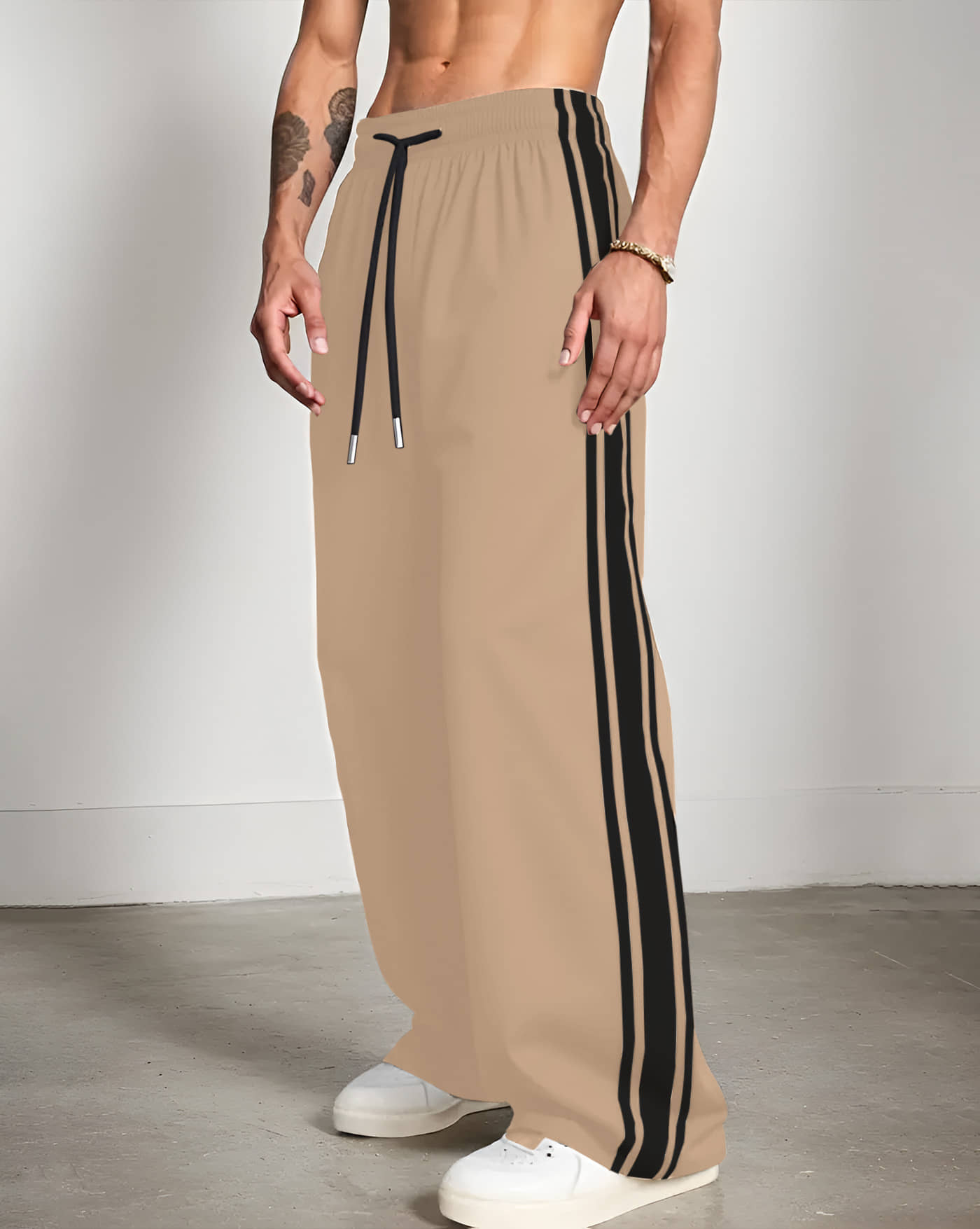 ENITOR Beige Polyester Men's Trackpants ( Pack of 1 ) - Track Pants | Buy online on ZillyBuy