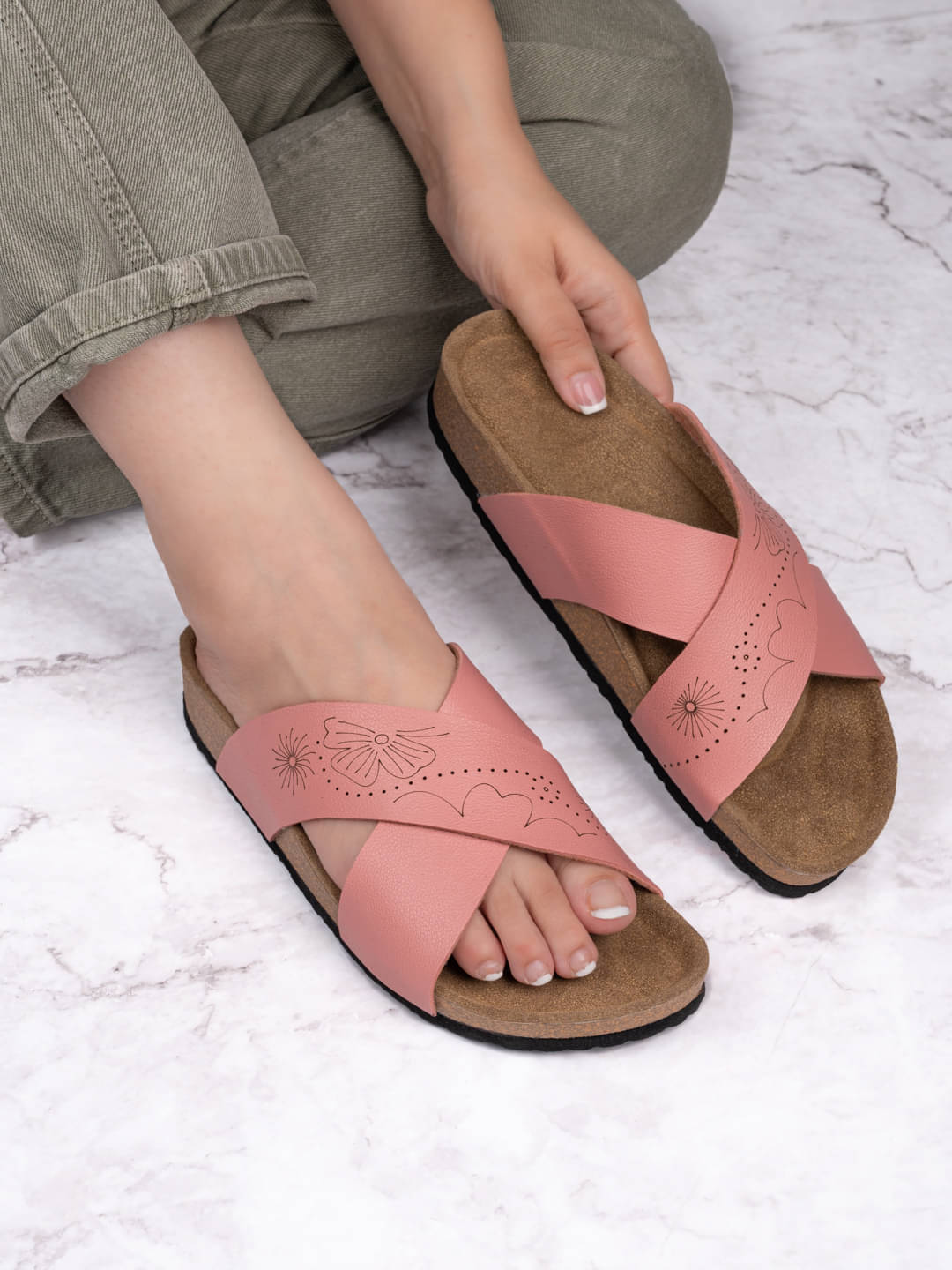     			Fentacia Pink Women's Flats