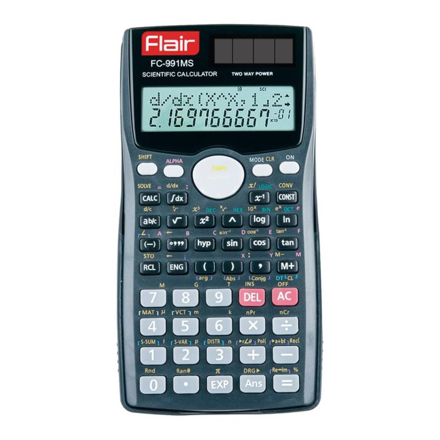 Flair FC-991 MS Scientific Calculator Black, Pack of 1 Flair FC-991 MS Scientific Calculator Black, Pack of 1