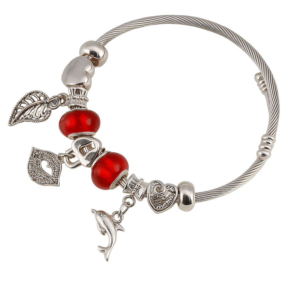 Flauri Red Charm Bracelet ( Pack of 1 ) Flauri Red Charm Bracelet ( Pack of 1 )