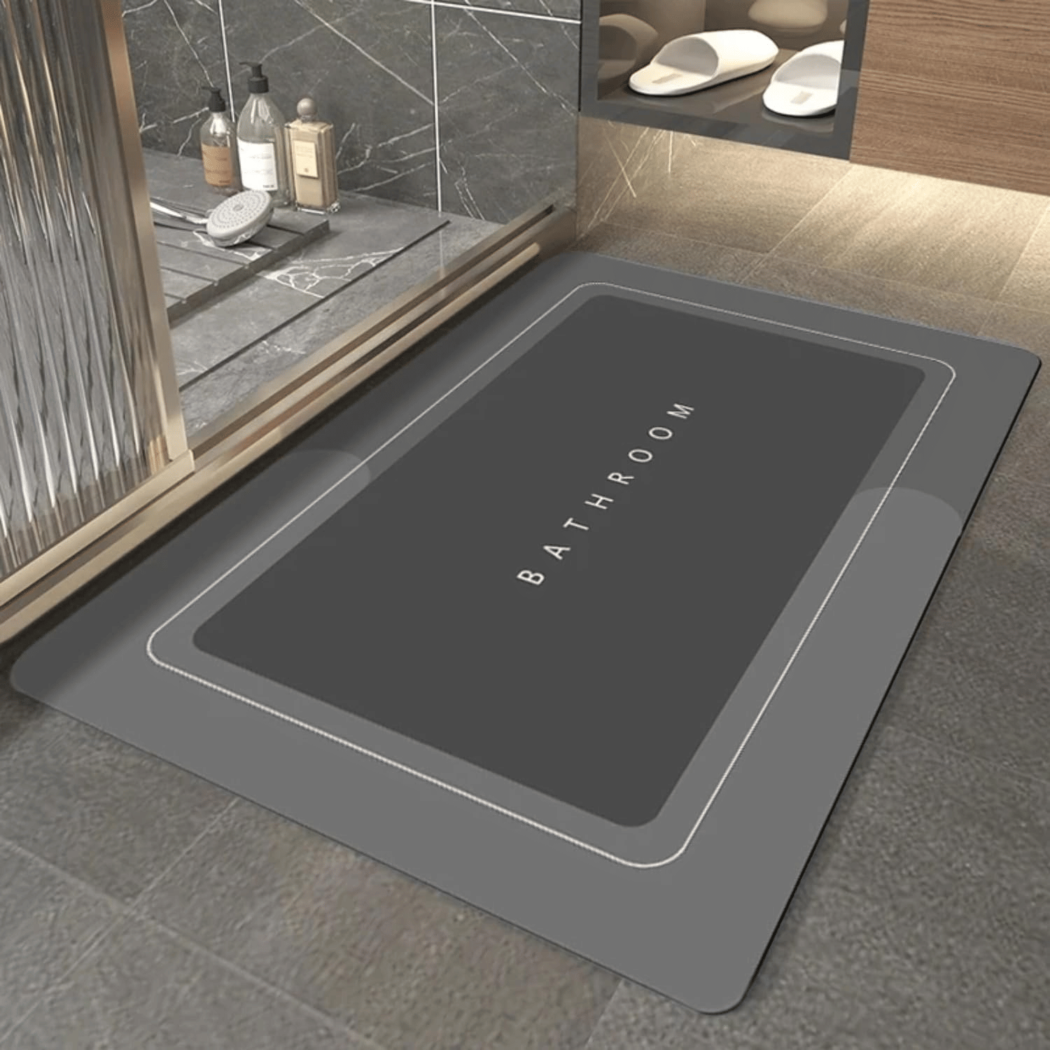     			Flyhomes Multi Rubber Floor Mat ( Pack of 1 )