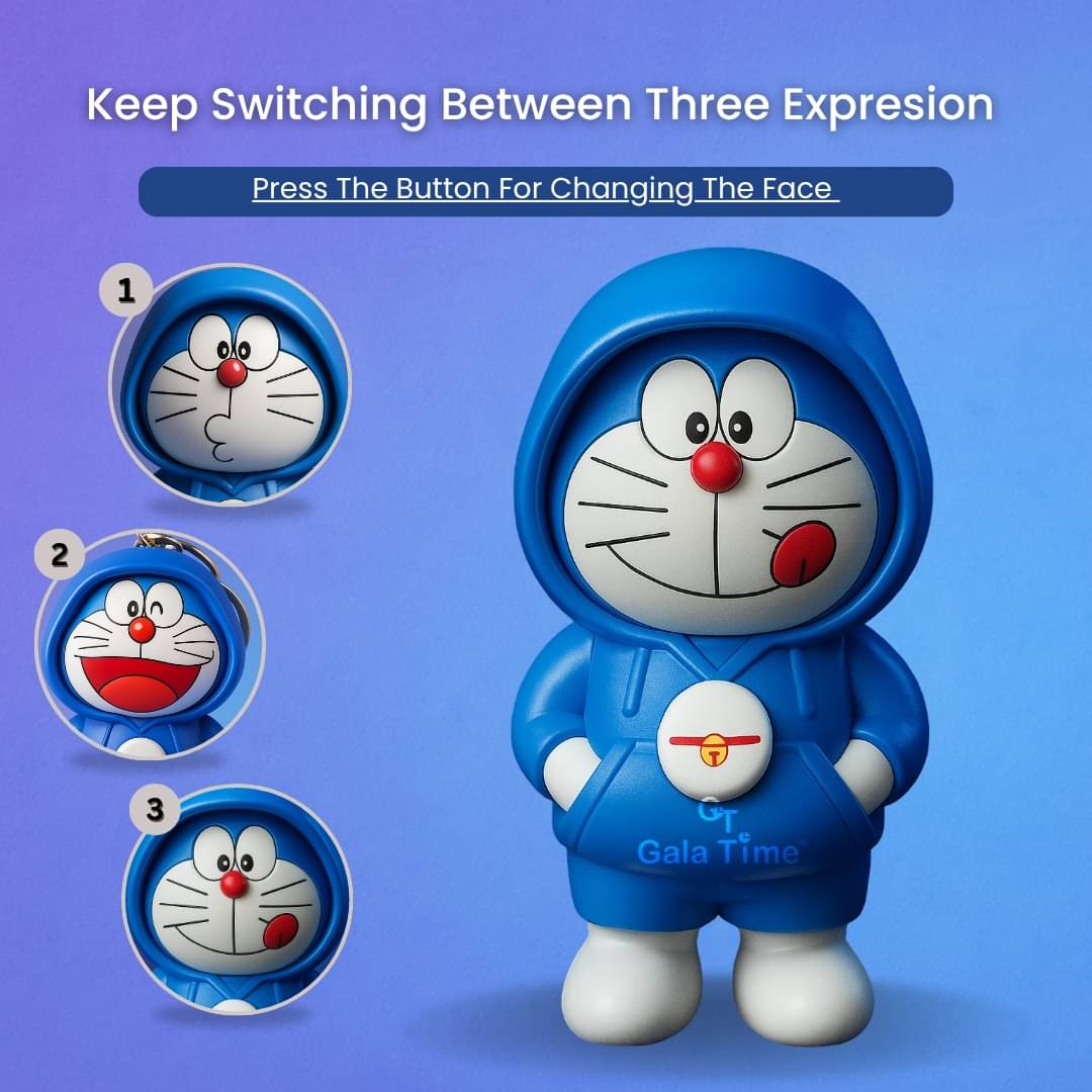 3D Face Changing Doraemon Keycharm Toy for Kids Boys Girls Fans Friends Collectible Gift Item Keychain 3D Face Changing Doraemon Keycharm Toy for Kids Boys Girls Fans Friends Collectible Gift Item KeychainÂ