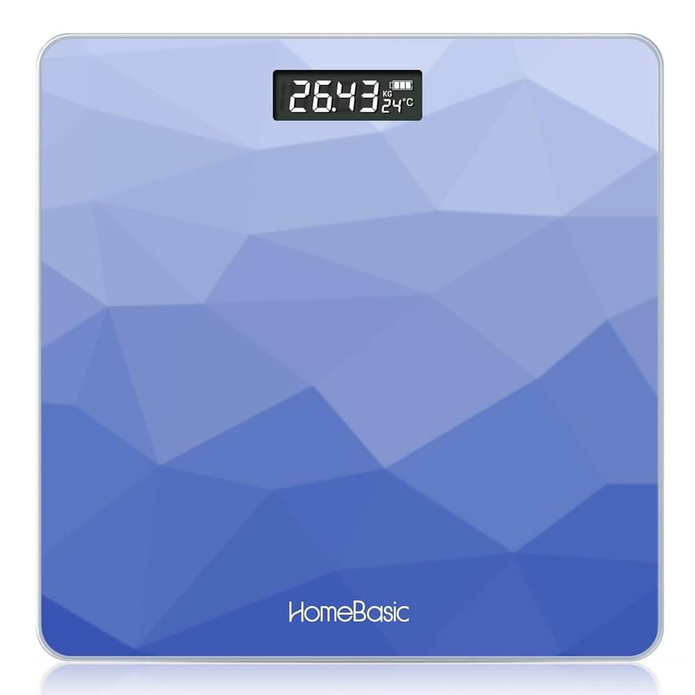     			HOMEBASIC Multicolor Glass Digital Weighing Scale
