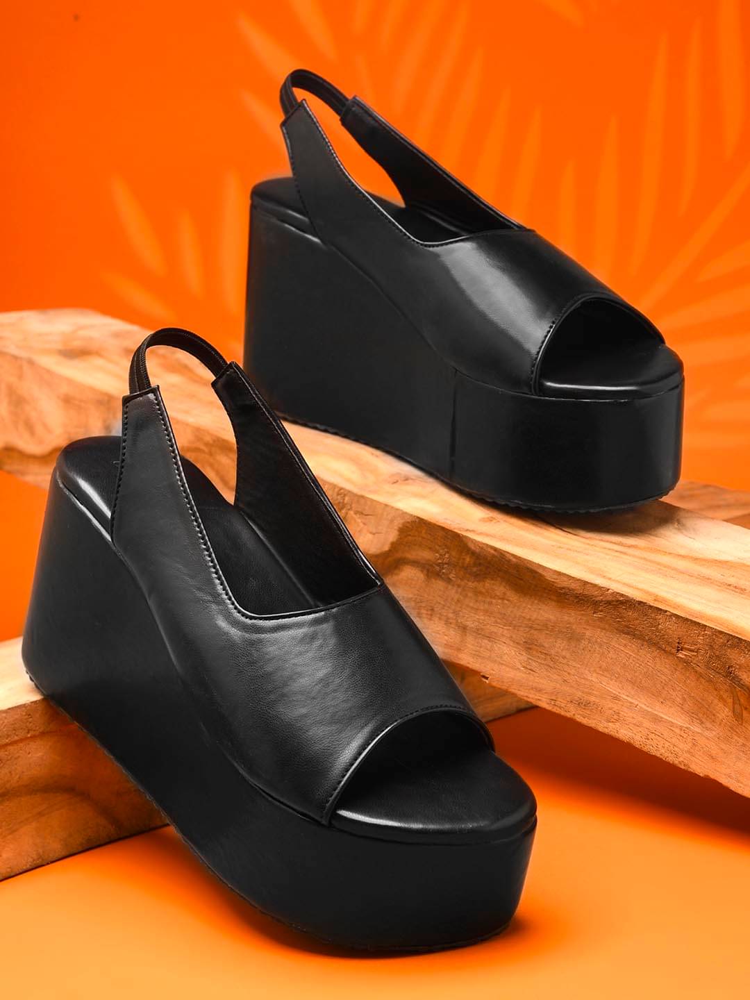     			JM Looks Black Women's Sandal Heels