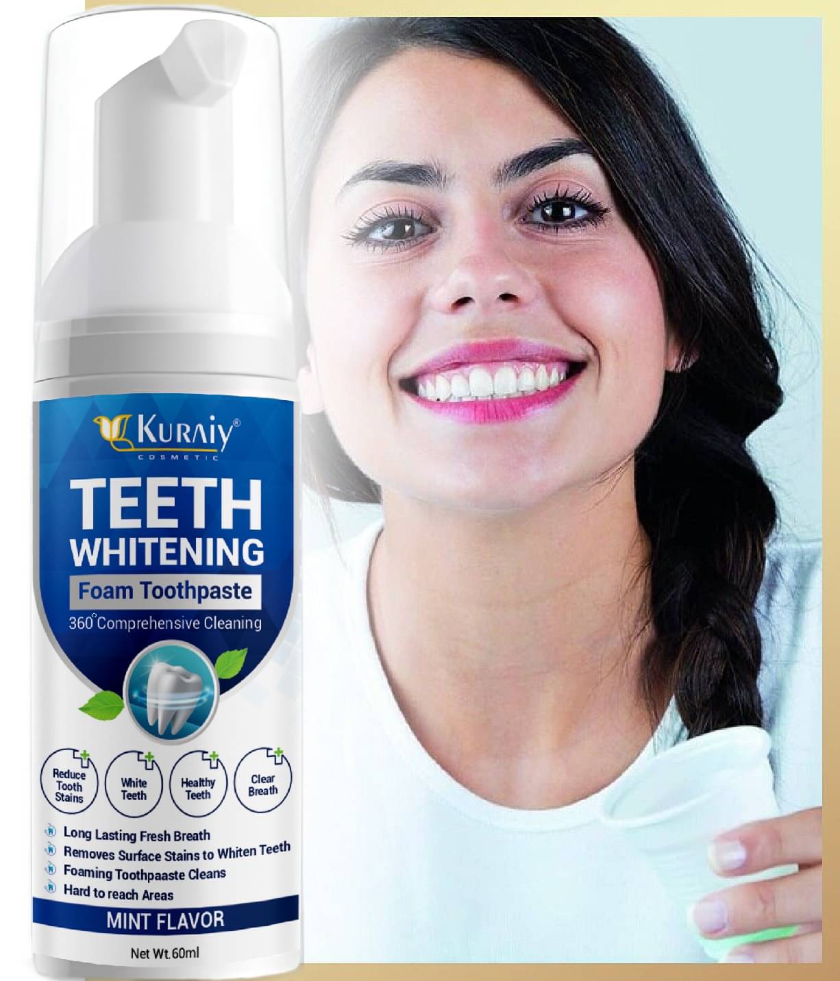KURAIY Whitening Toothpaste Pack of 1 KURAIY Whitening Toothpaste Pack of 1