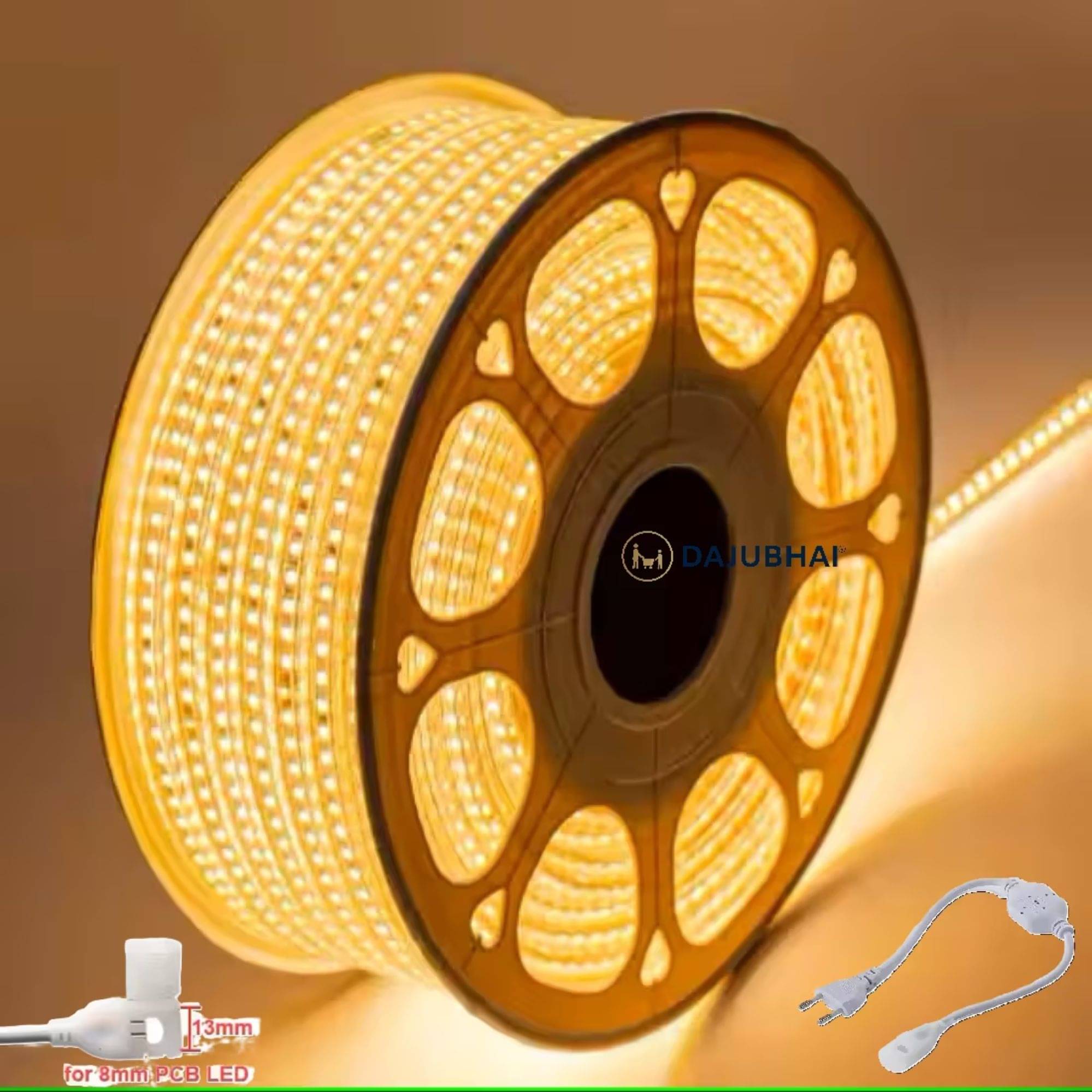     			Kadio Yellow 10 Mtr LED Rope Light ( Pack of 1 )