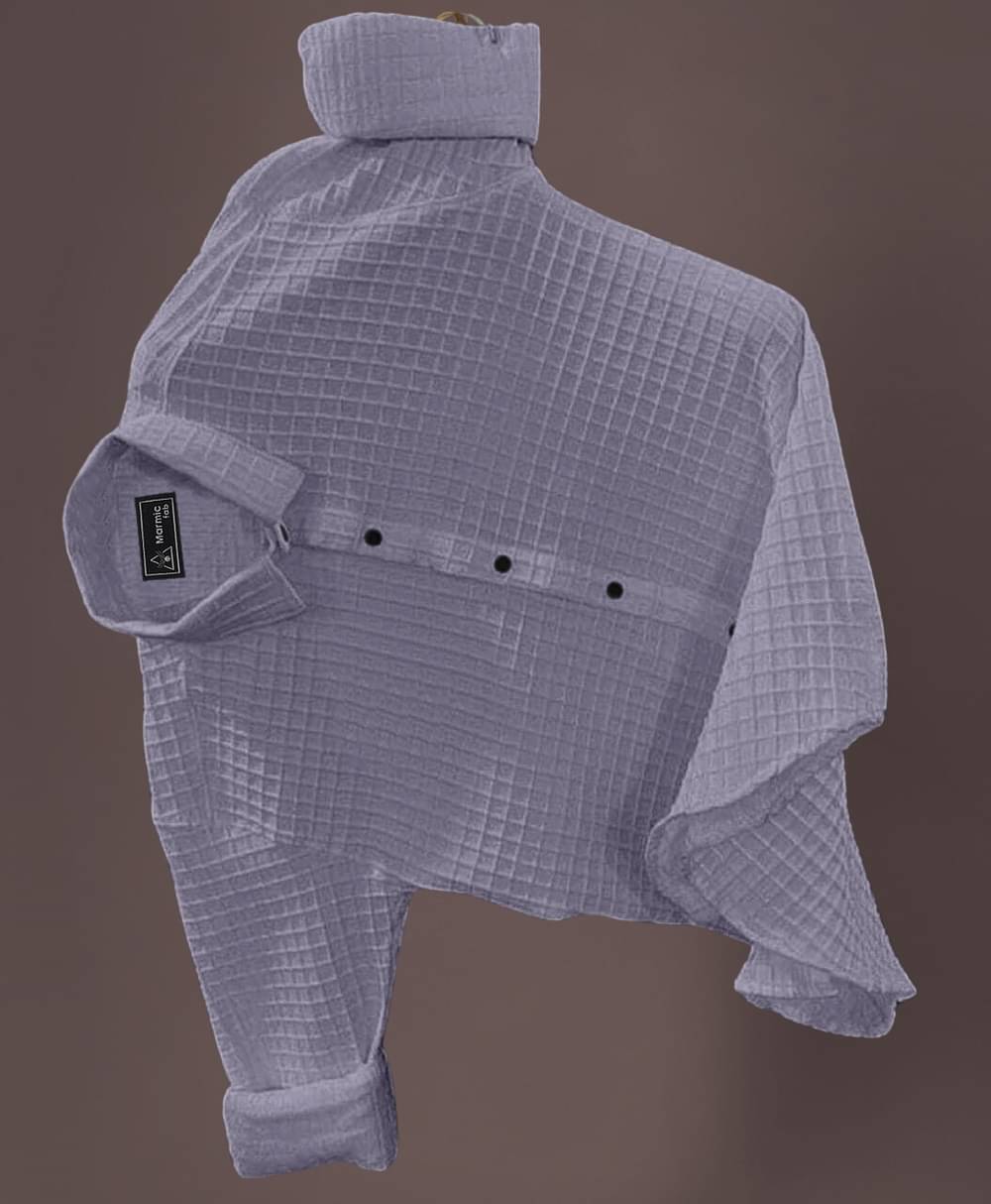     			MARMIC FAB Viscose Regular Fit Checks Full Sleeves Men's Casual Shirt - Grey ( Pack of 1 )
