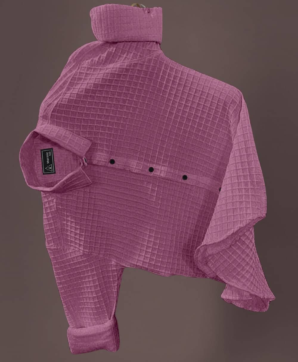 MARMIC FAB Viscose Regular Fit Checks Full Sleeves Men's Casual Shirt - Pink ( Pack of 1 ) MARMIC FAB Viscose Regular Fit Checks Full Sleeves Men's Casual Shirt - Pink ( Pack of 1 )