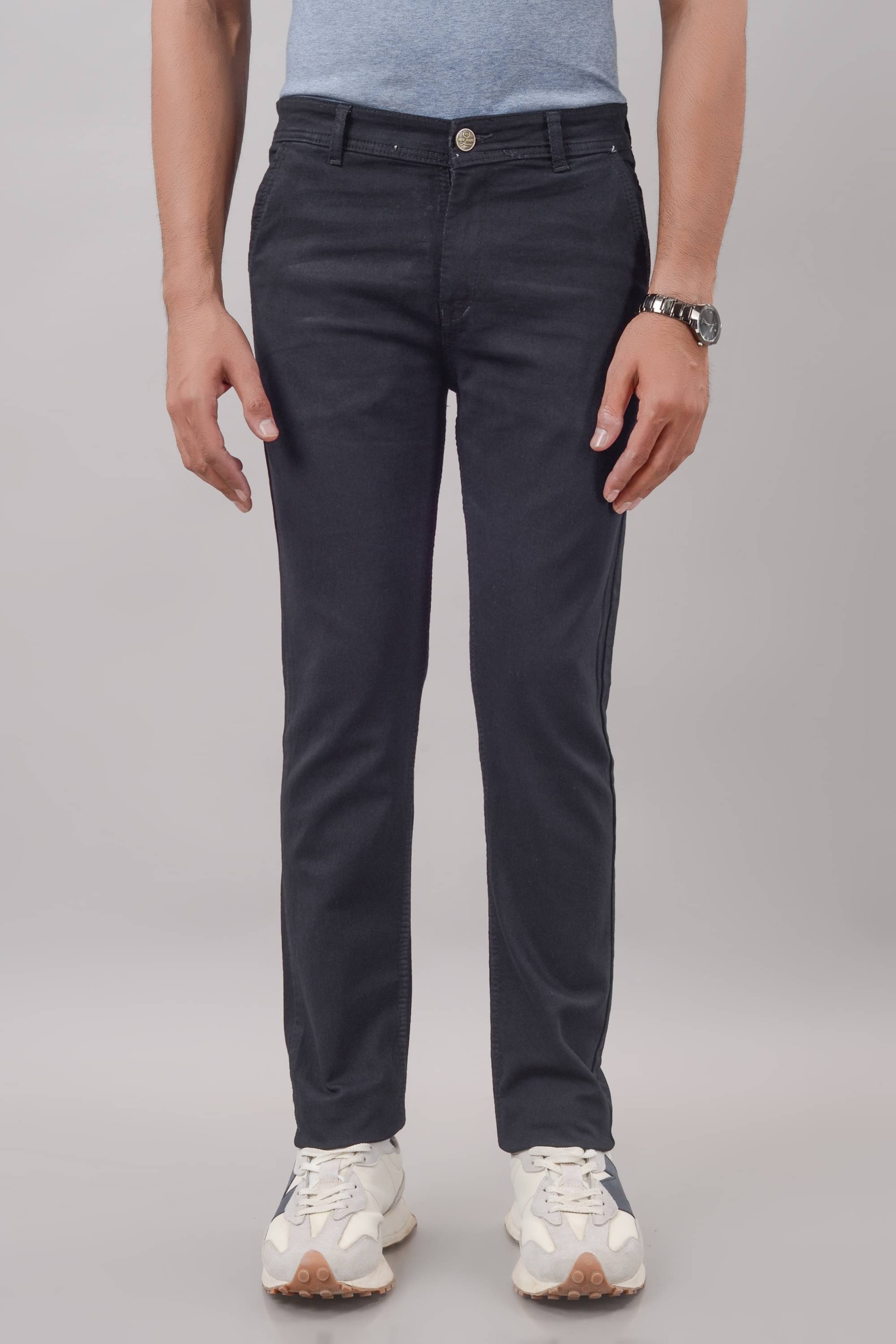 MOUDLIN Slim Fit Clean Look Men's Jeans - Black ( Pack of 1 ) MOUDLIN Slim Fit Clean Look Men's Jeans - Black ( Pack of 1 )