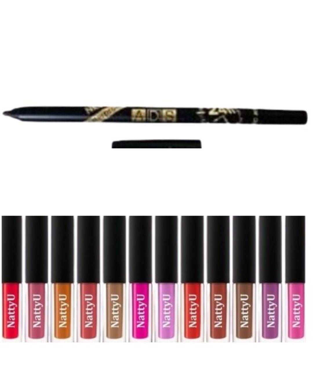     			NattyU Multi Matte Long Lasting Liquid Lipstick ( Pack of 12 )