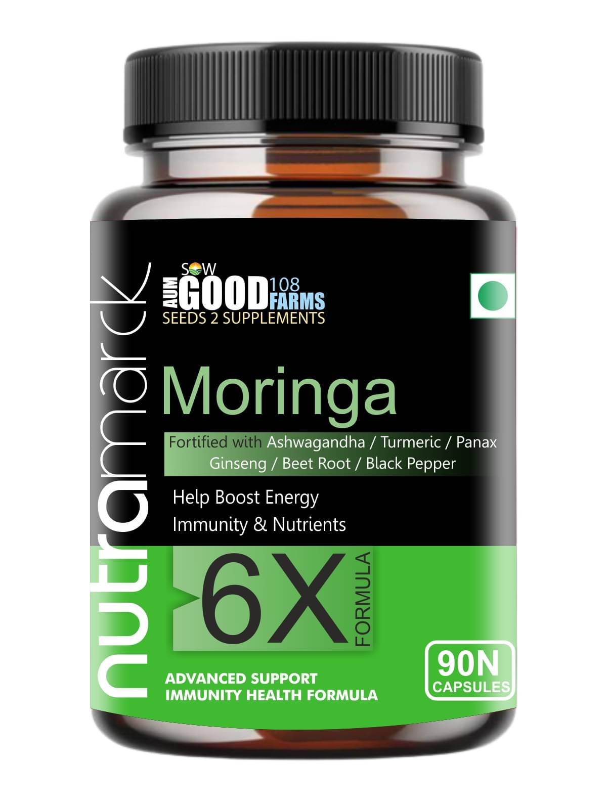 NutraMarck Moringa 6X Capsules For Boost Energy 90 no.s Capsule NutraMarck Moringa 6X Capsules For Boost Energy 90 no.s Capsule