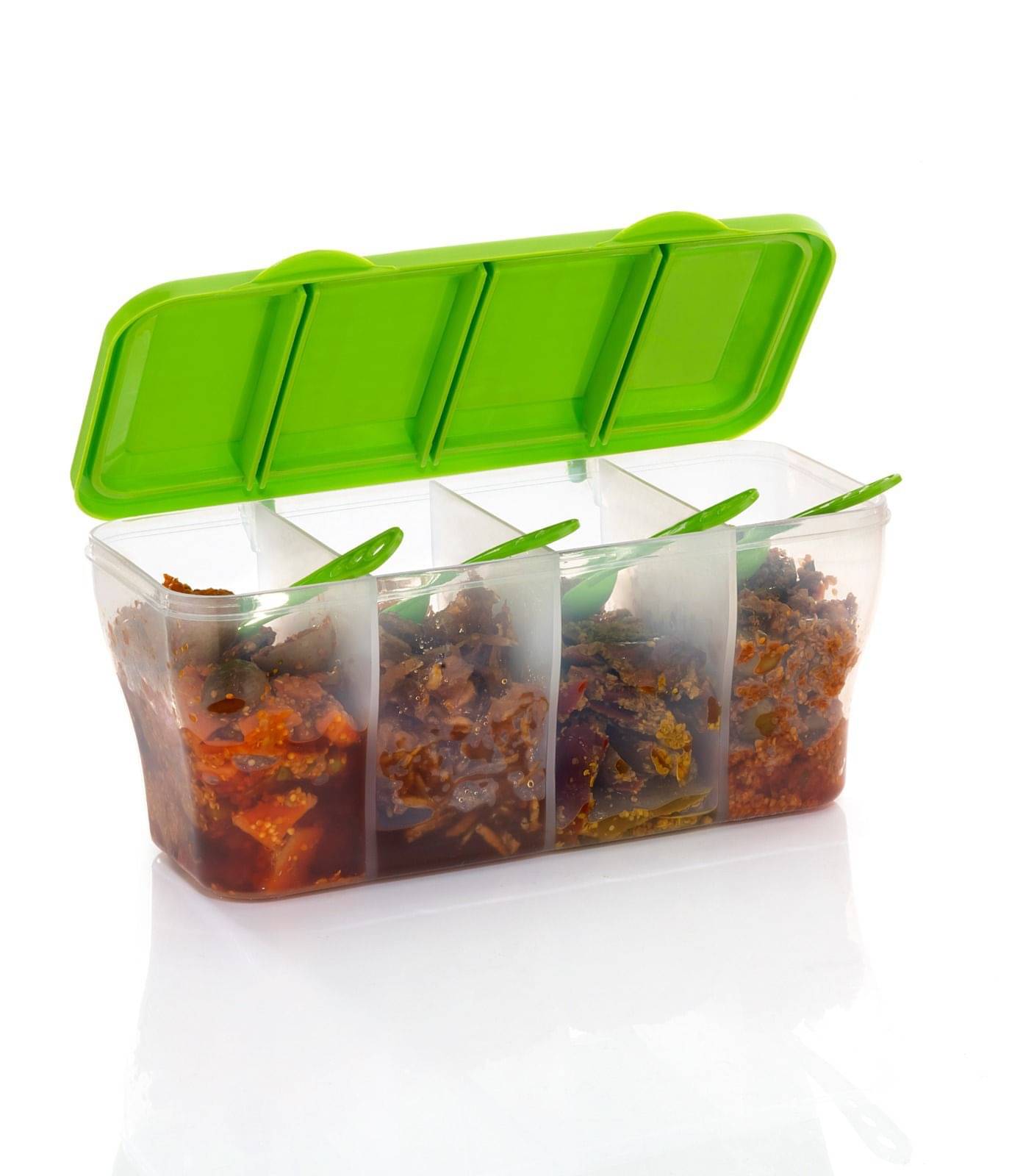 ONNY PICKLE CONTANER 01 Polyproplene Multicolor Pickle Container ( Set of 1 ) ONNY PICKLE CONTANER 01 Polyproplene Multicolor Pickle Container ( Set of 1 )