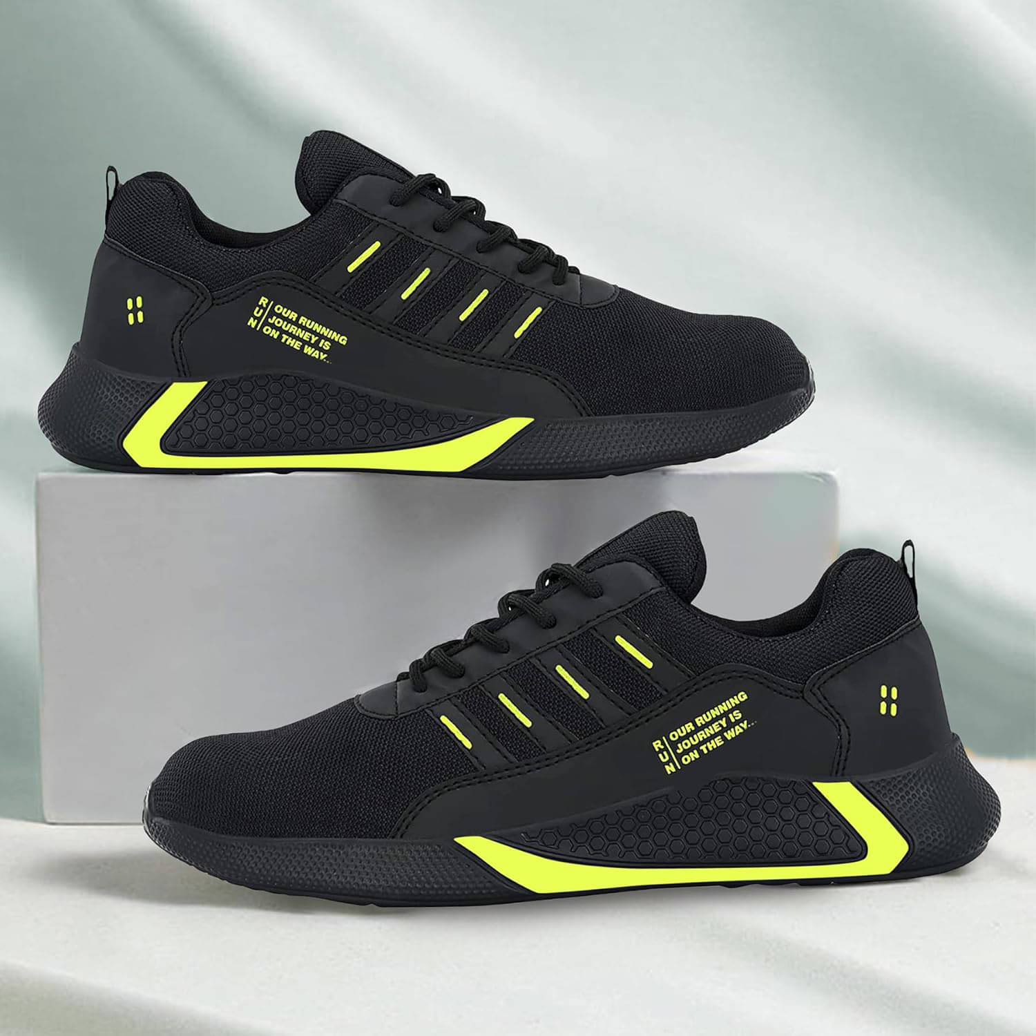     			PENNEN Black Men's Lifestyle Shoes