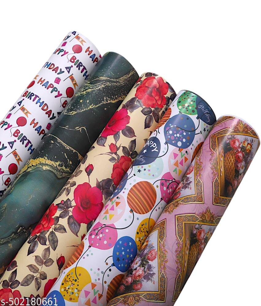 Pack of 25 Colorful Wrapping Paper Sheet For Gift Packing (Each Print 5pcs) Printed Paper Gift Wrapper (19X28 inches) (Multicolor) Pack of 25 Colorful Wrapping Paper Sheet For Gift Packing (Each Print 5pcs) Printed Paper Gift Wrapper (19X28 inches) (Multicolor)