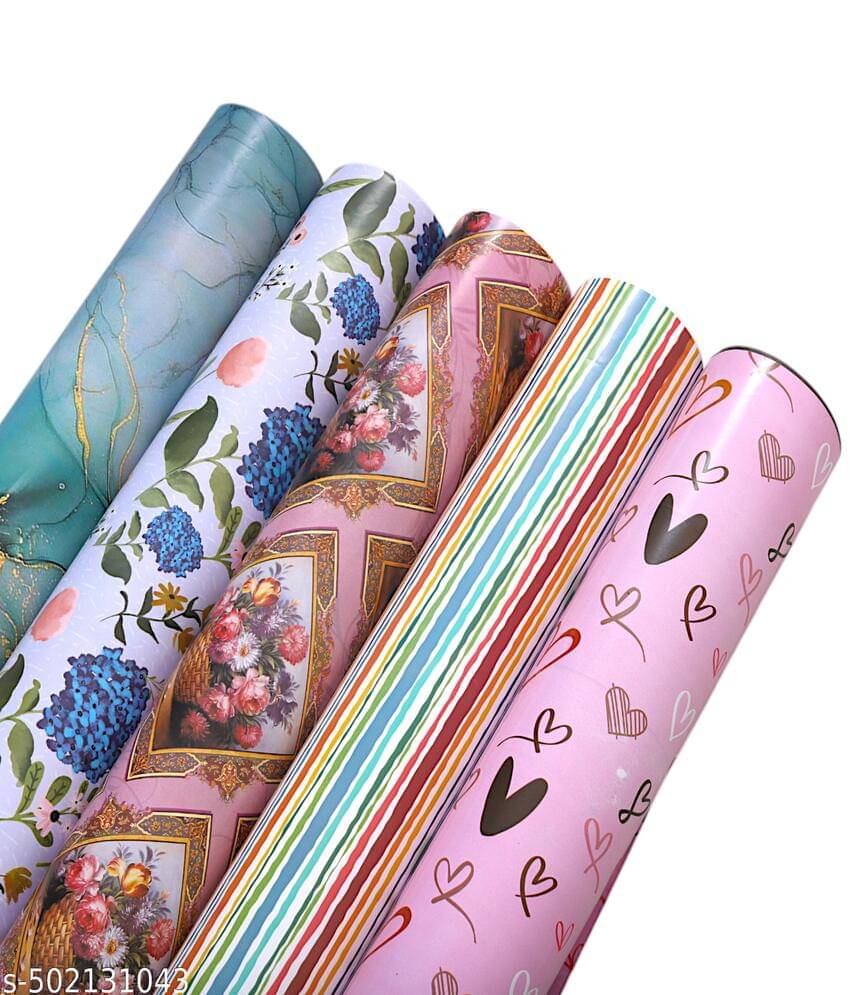 Pack of 25 Premium Colorful Wrapping Sheet For Gift (Each Print 5pcs) Printed Paper Gift Wrapper (19X28 inches) (Multicolor) Pack of 25 Premium Colorful Wrapping Sheet For Gift (Each Print 5pcs) Printed Paper Gift Wrapper (19X28 inches) (Multicolor)
