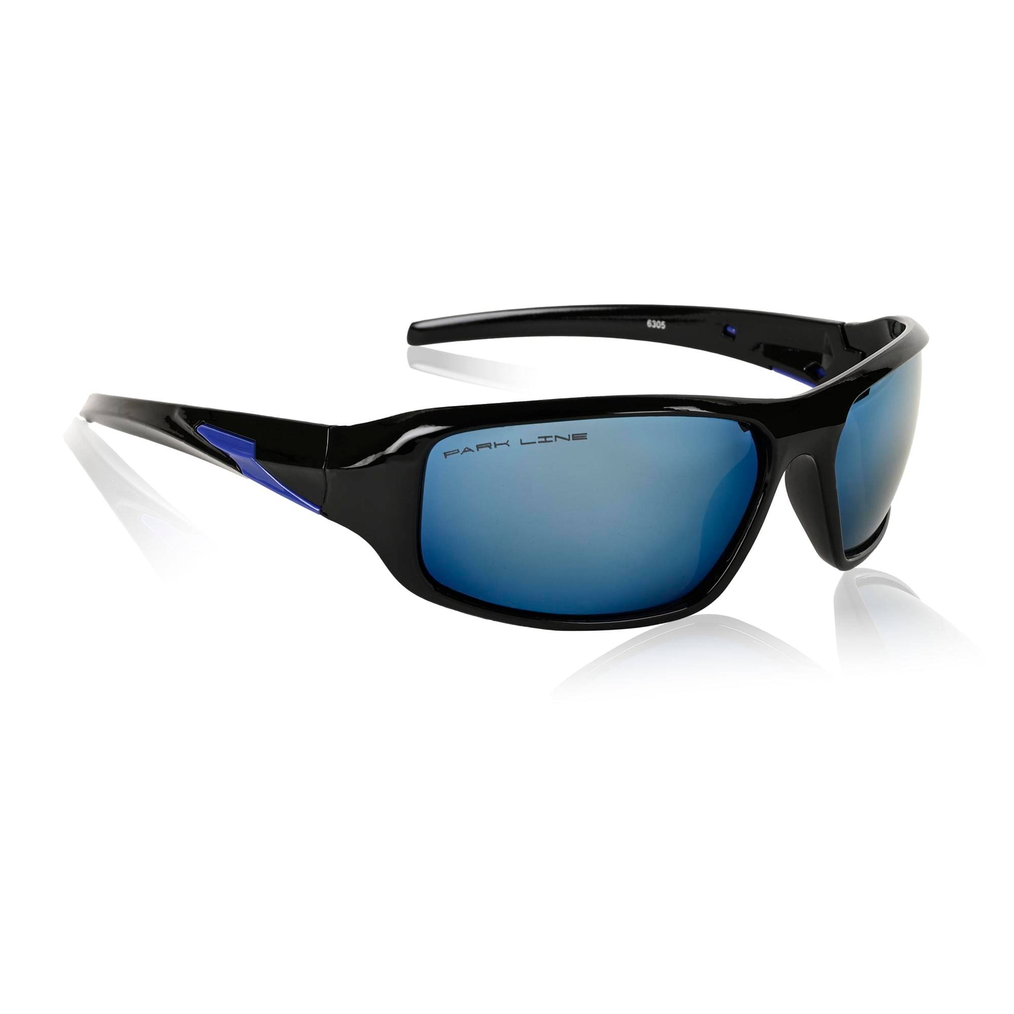     			Park Line Black Rectangular Sunglasses ( Pack of 1 )