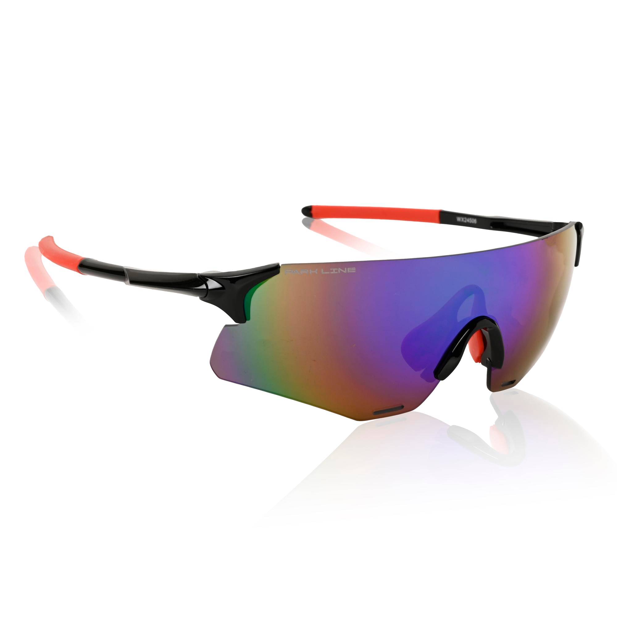     			Park Line Black Rectangular Sunglasses ( Pack of 1 )