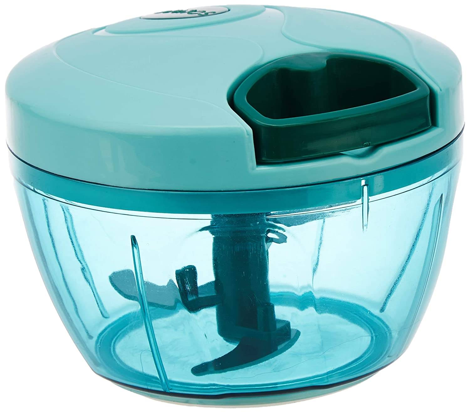 Polypropylene Mini Handy and Compact Chopper with 3 Blades for Effortlessly Chopping Vegetables and Fruits for Your Kitchen (Multicolor, 400 ml) Polypropylene Mini Handy and Compact Chopper with 3 Blades for Effortlessly Chopping Vegetables and Fruits for Your Kitchen (Multicolor, 400 ml)
