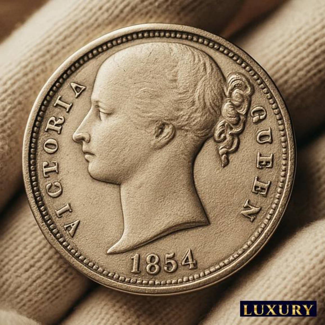 Rare 1 Mohur 1854 Victoria Queen, British India old Most Demanded Silver-Plated Collective Coin Rare 1 Mohur 1854 Victoria Queen, British India old Most Demanded Silver-Plated Collective Coin