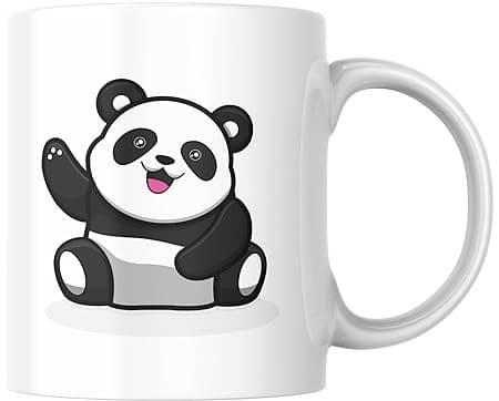    			Ridaa CutePanda Mug Ceramic Coffee Mug 350 mL ( Pack of 1 )