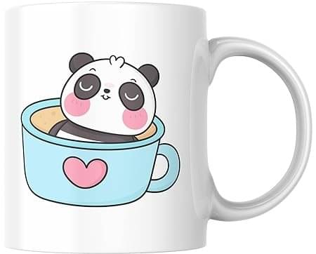     			Ridaa CutePanda Mug Ceramic Coffee Mug 350 mL ( Pack of 1 )