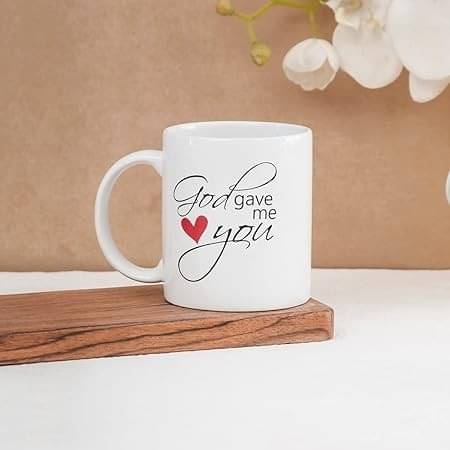     			Ridaa Stylish White Mug Ceramic Coffee Mug 350 mL ( Pack of 1 )