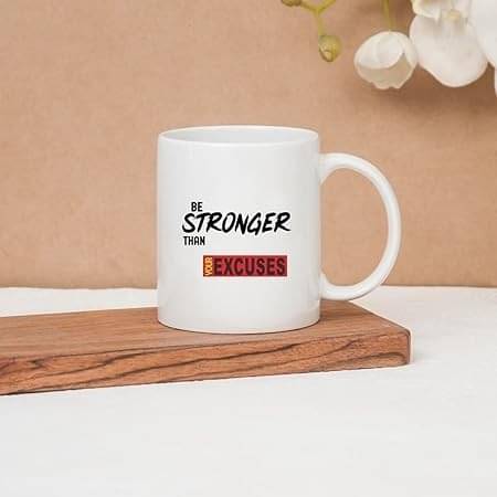     			Ridaa Stylish White Mug Ceramic Coffee Mug 350 mL ( Pack of 1 )