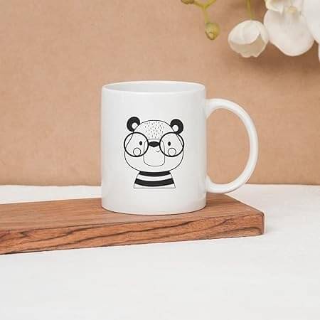     			Ridaa Stylish White Mug Ceramic Coffee Mug 350 mL ( Pack of 1 )