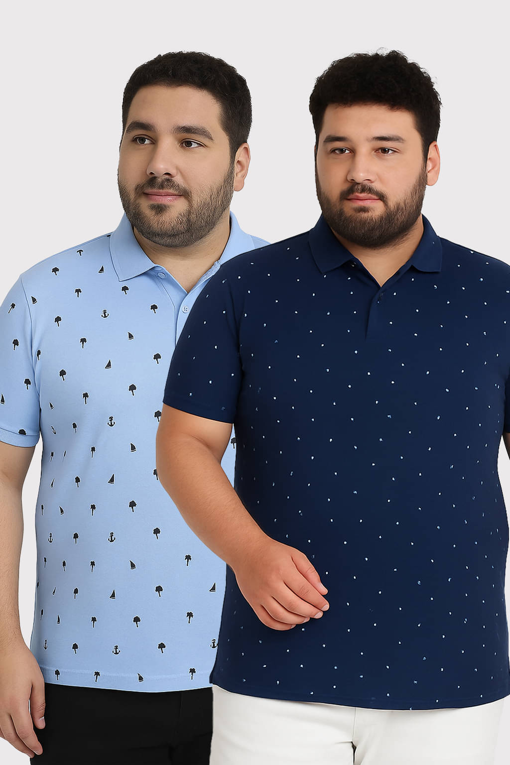     			STYLE ACCORD Men Cotton Blend Regular Fit Printed Polo T Shirt ( Navy Blue )