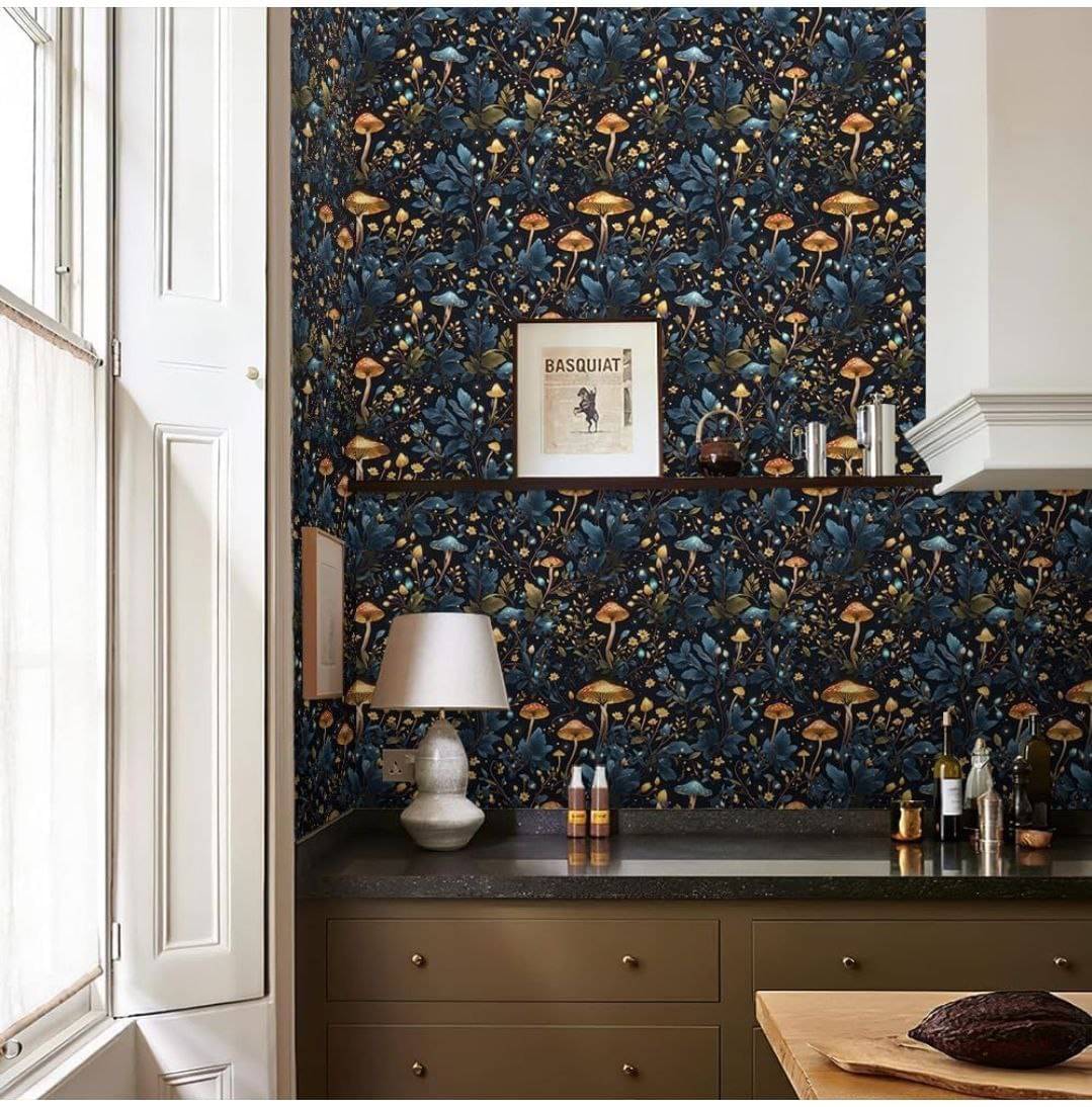 Sekhmet Floral Self-Adhesive Wallpaper PVC Peel & Kitchen & Furniture Makeover(45x500 cm) Sekhmet Floral Self-Adhesive Wallpaper PVC Peel & Kitchen & Furniture Makeover(45x500 cm)