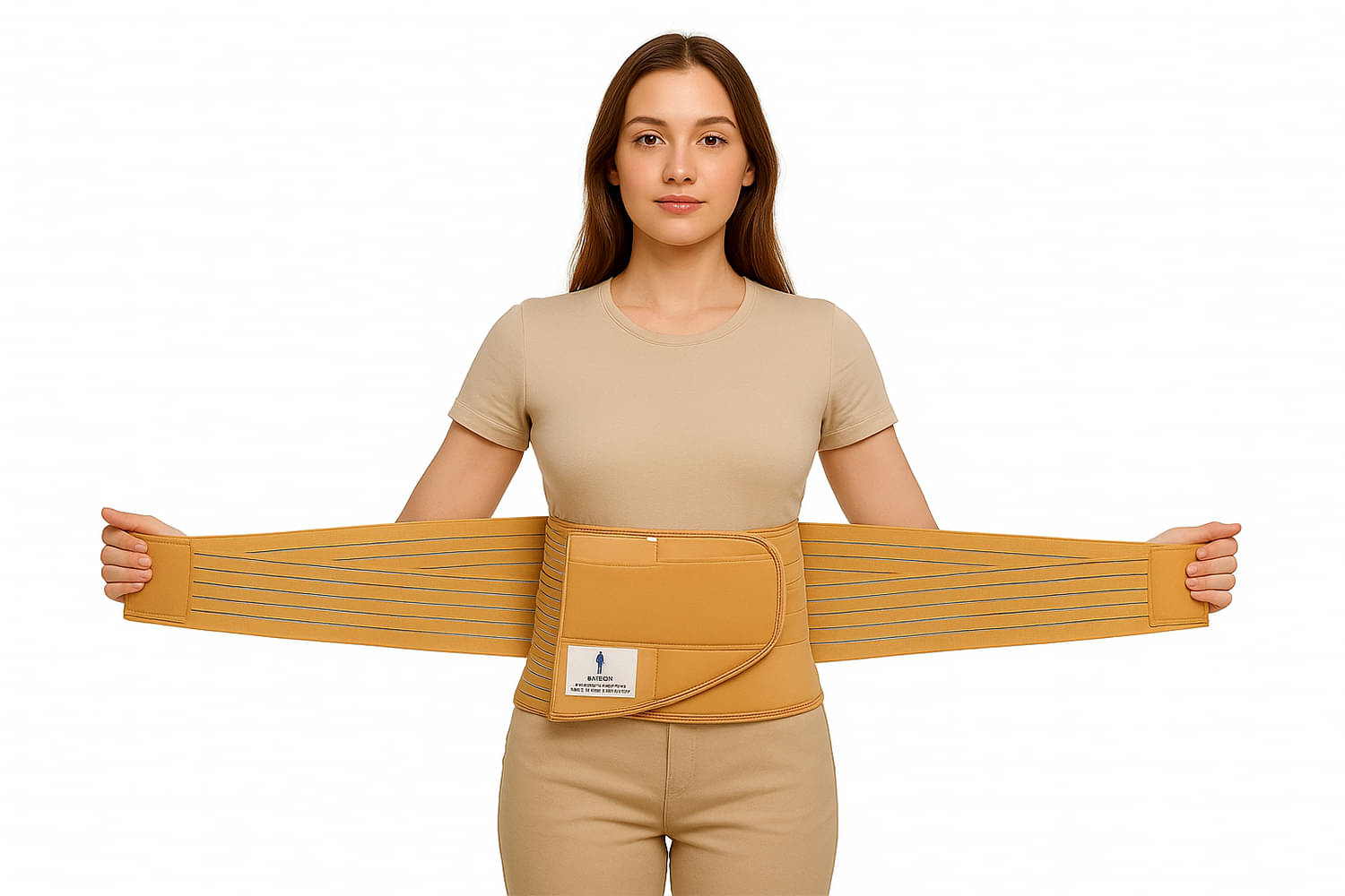     			Selva Post  Pregnancy Maternity Belt Abdominal Support Free Size