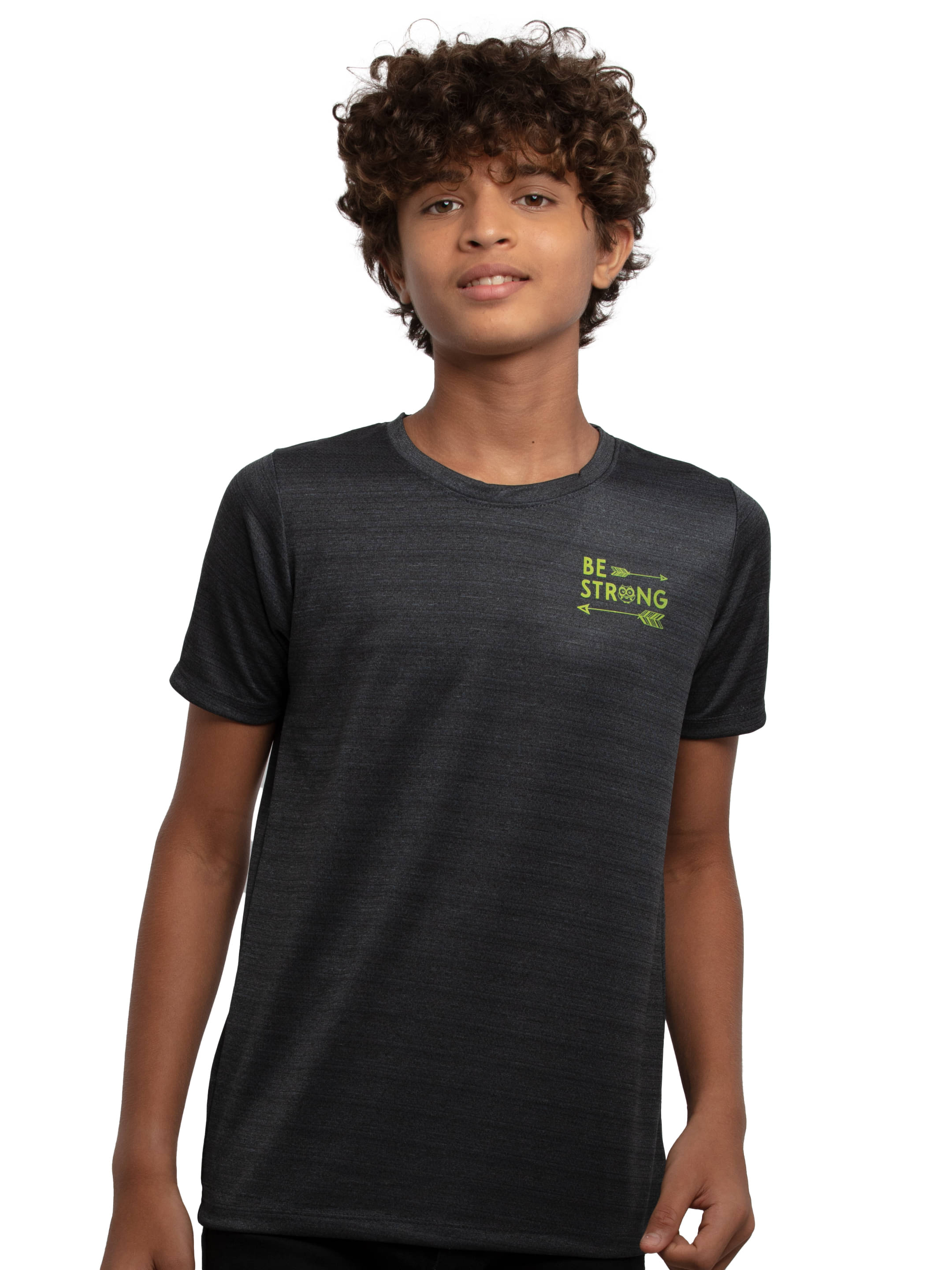     			Under Fourteen Only Pack of 1 Boys Cotton T-Shirt ( Black )