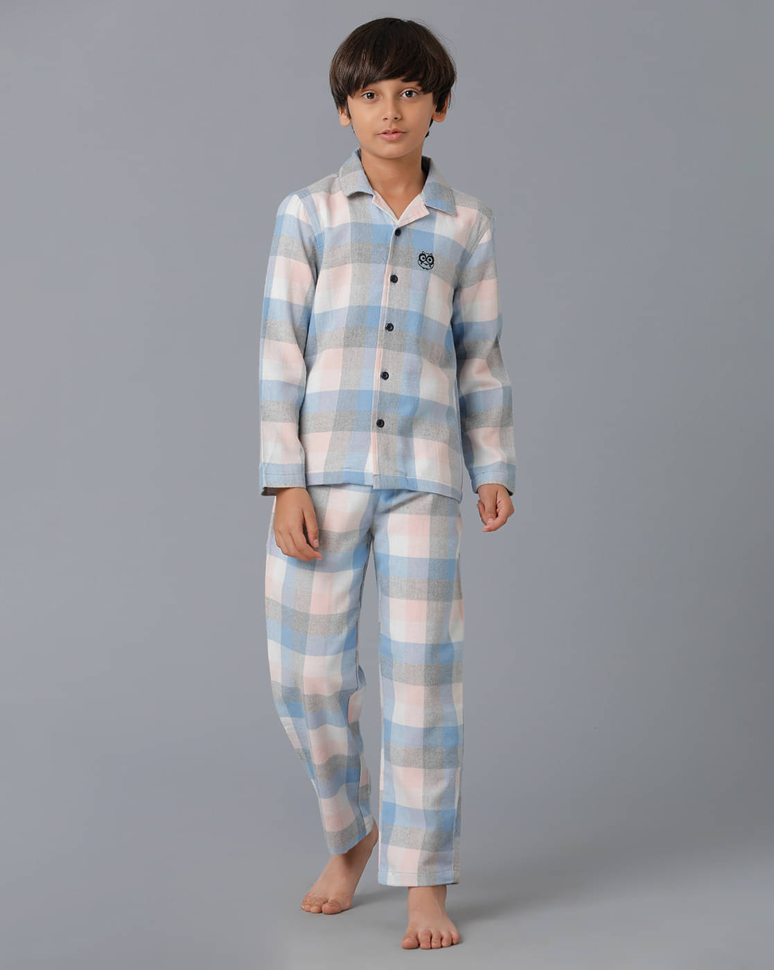 Under Fourteen Only Pack of 1 Boys 100% Cotton Nightsuit Set ( Grey ) Under Fourteen Only Pack of 1 Boys 100% Cotton Nightsuit Set ( Grey )