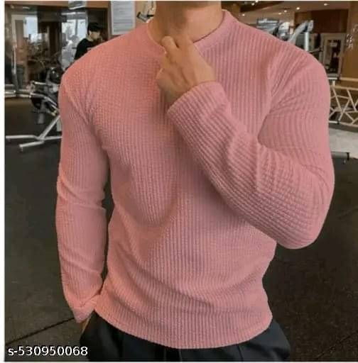 WESEVEN Polyester Blend Round Neck Men's Full Sleeves Pullover Sweater - Peach ( Pack of 1 ) WESEVEN Polyester Blend Round Neck Men's Full Sleeves Pullover Sweater - Peach ( Pack of 1 )