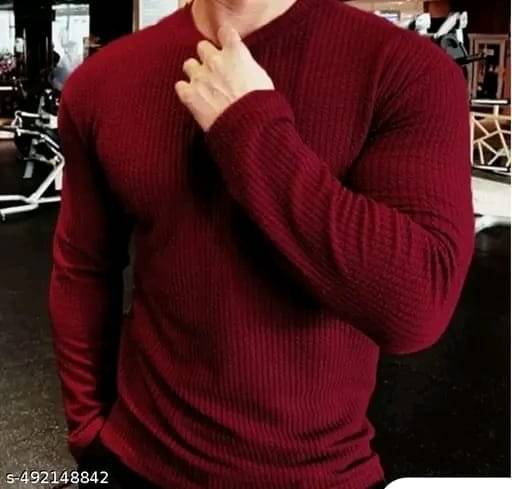WESEVEN Polyester Blend Round Neck Men's Full Sleeves Pullover Sweater - Maroon ( Pack of 1 ) WESEVEN Polyester Blend Round Neck Men's Full Sleeves Pullover Sweater - Maroon ( Pack of 1 )