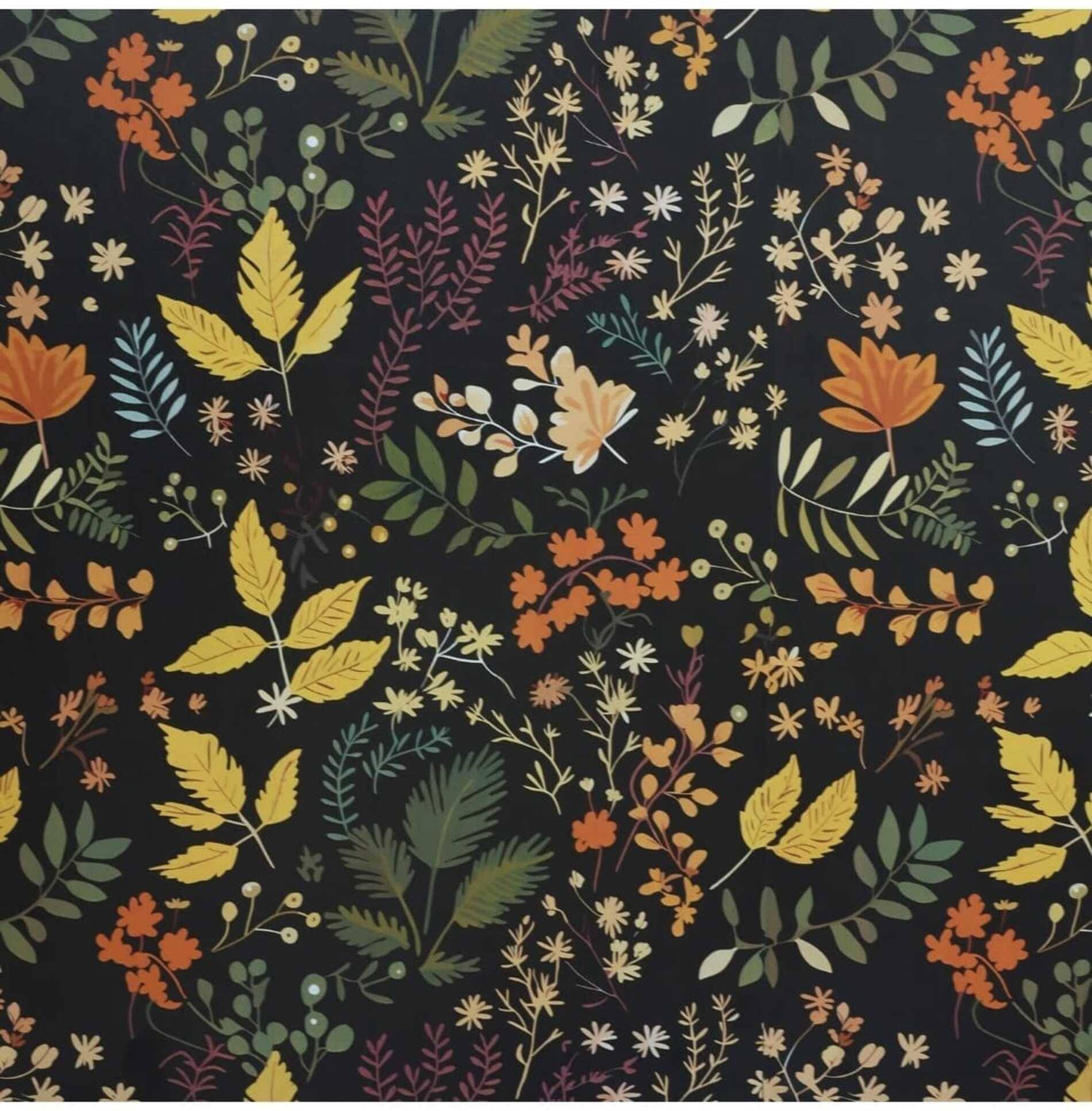 WRUNJI, BLACK.YELLOW PAN Floral Self-Adhesive Wallpaper PVC Peel & Kitchen & Furniture Makeover(45x500 cm) WRUNJI, BLACK.YELLOW PAN Floral Self-Adhesive Wallpaper PVC Peel & Kitchen & Furniture Makeover(45x500 cm)