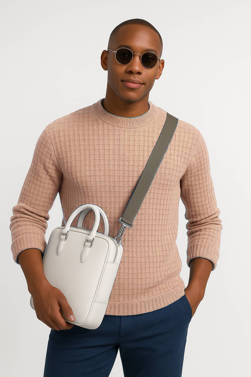     			freaks Woollen Round Neck Men's Full Sleeves Pullover Sweater - Cream ( Pack of 1 )