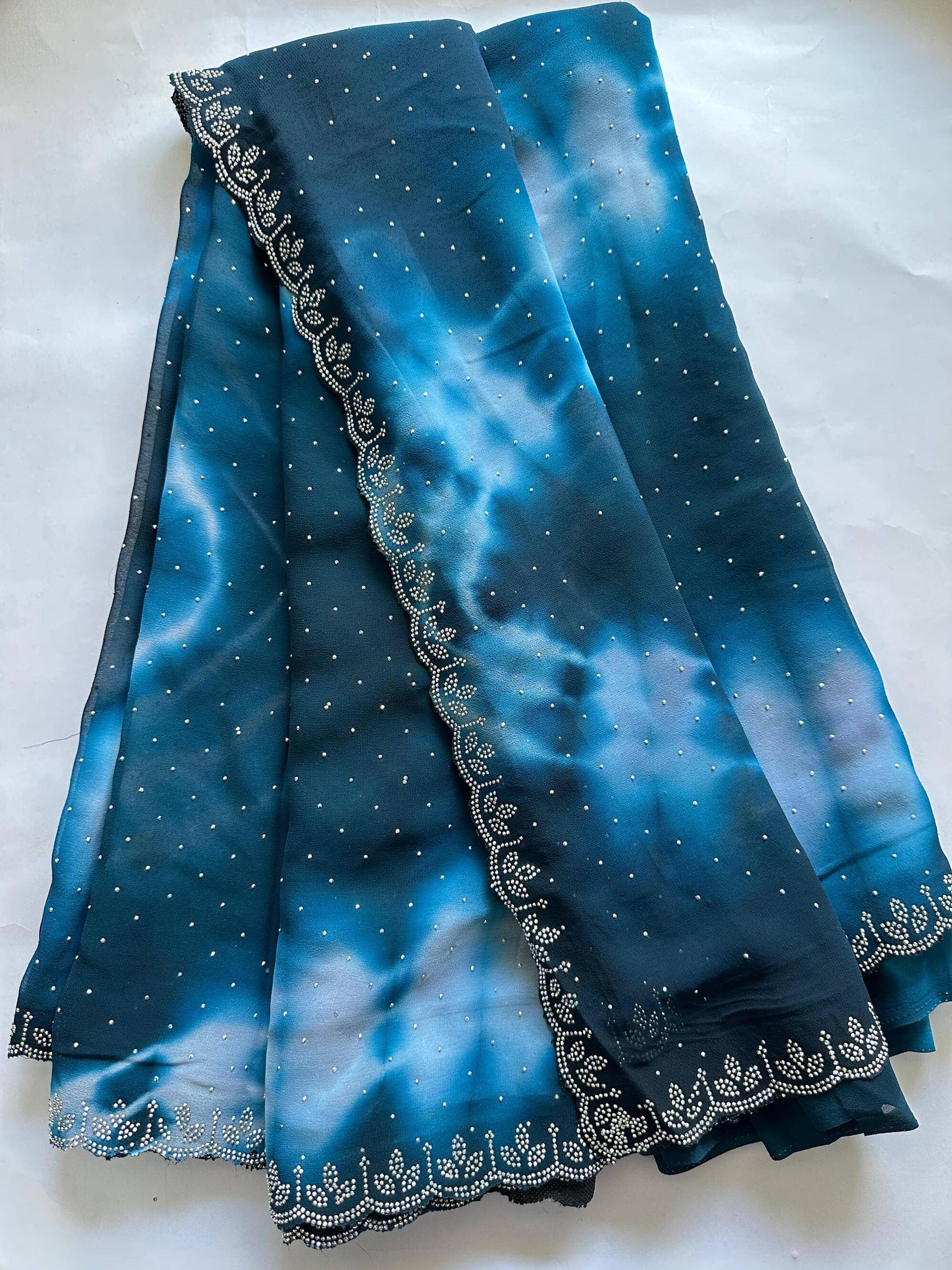 AB Silk Georgette Solid Muga Silk Saree With Unstitched Blouse Piece ( Rama )     			AB Silk Georgette Solid Muga Silk Saree With Unstitched Blouse Piece ( Rama )