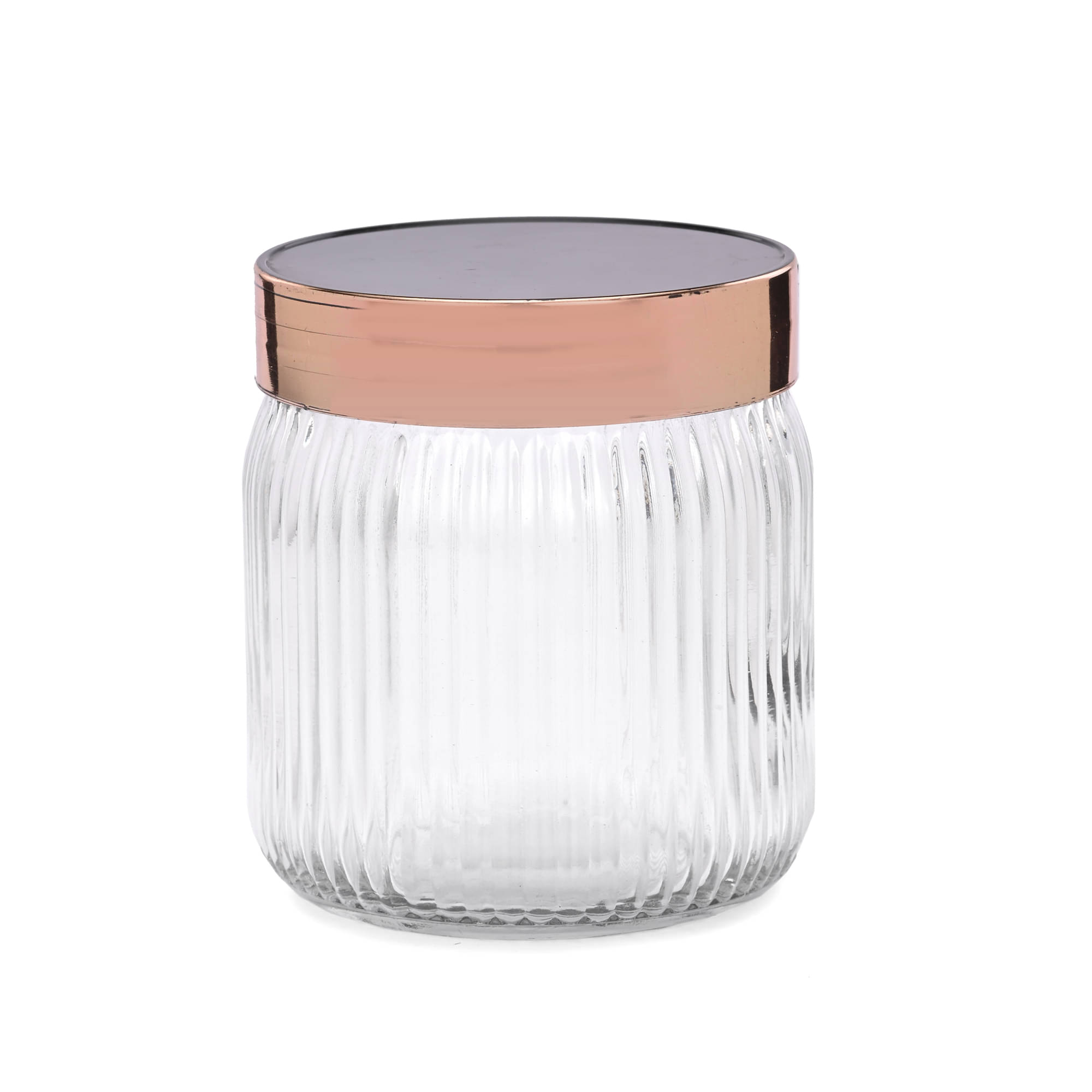     			AFAST Glass Jar Container Glass Transparent Cookie Container ( Set of 1 )