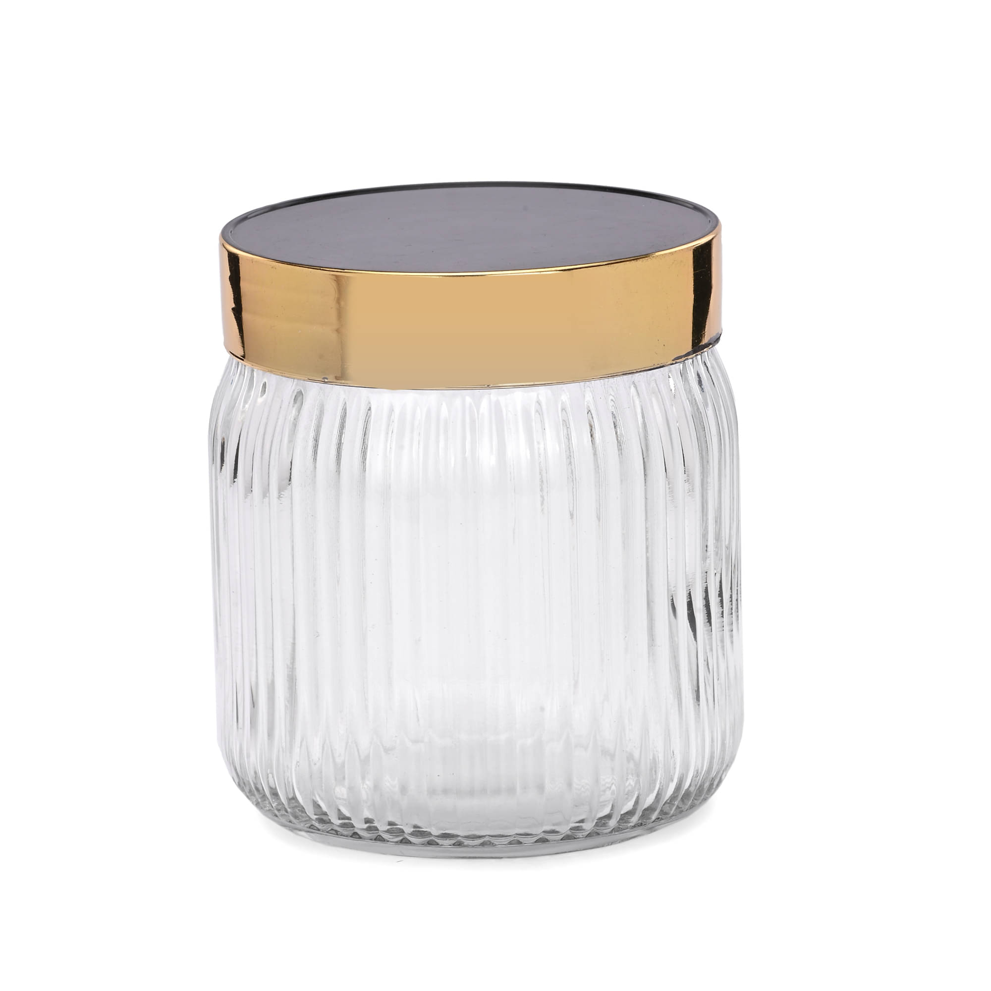     			AFAST Glass Jar Container Glass Transparent Cookie Container ( Set of 1 )