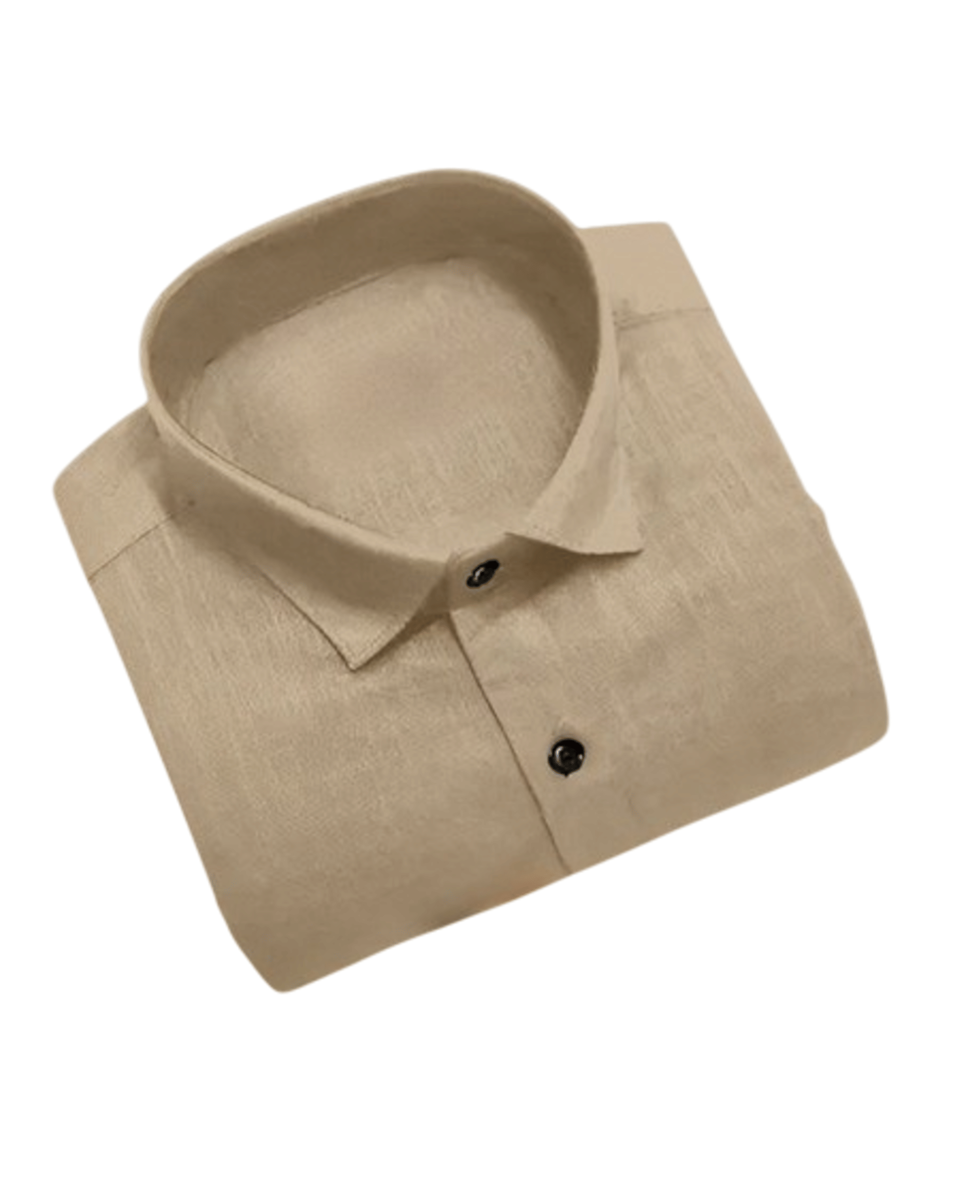     			AITAVIK OVERSEAS Poly Cotton Regular Fit Solids Full Sleeves Men's Casual Shirt - Beige ( Pack of 1 )