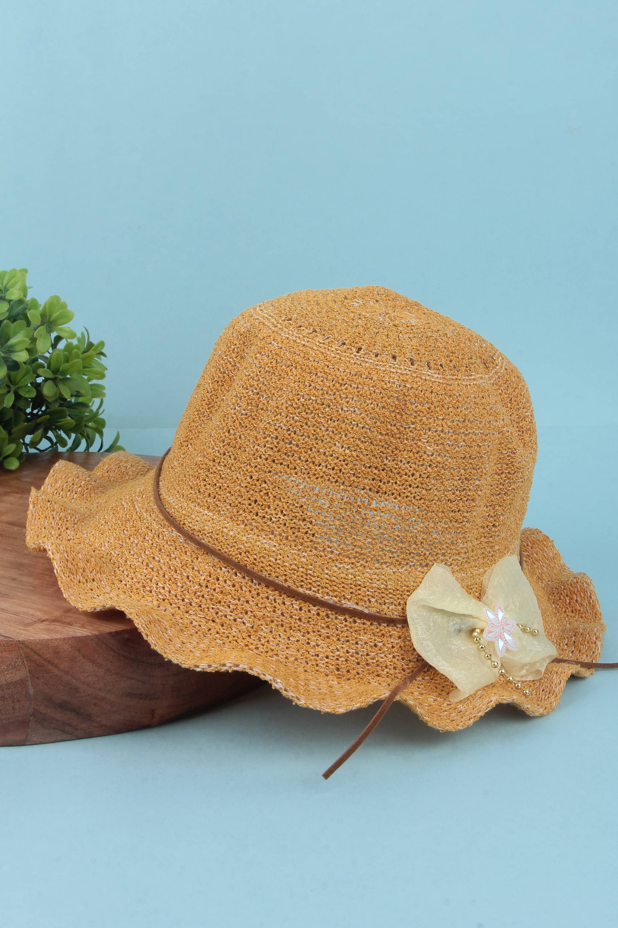     			Adorazone Pack of 1 Baby Girls Hats ( Yellow )