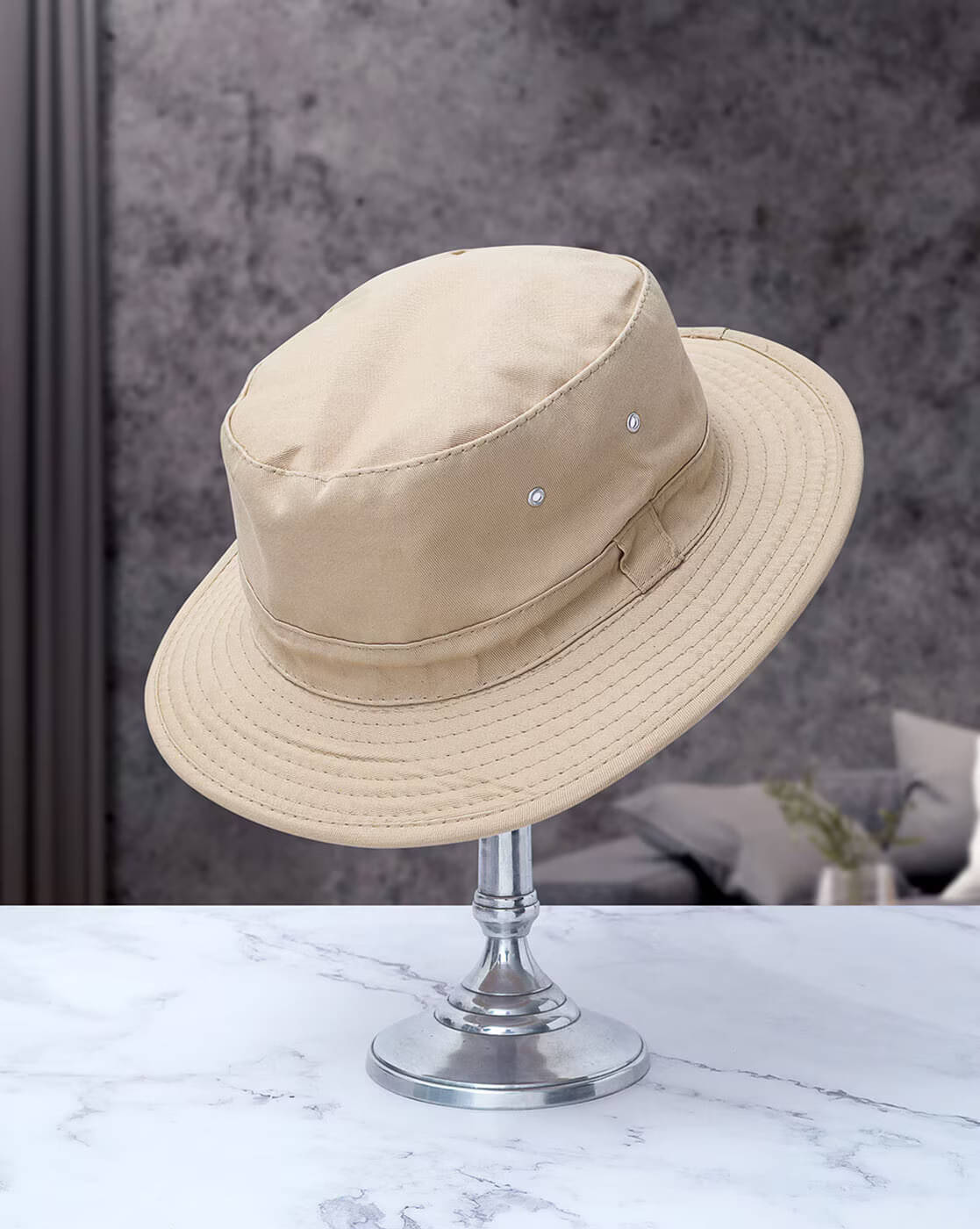 Adorazone Pack of 1 Cotton Blend Men's Hat ( Beige ) Adorazone Pack of 1 Cotton Blend Men's Hat ( Beige )